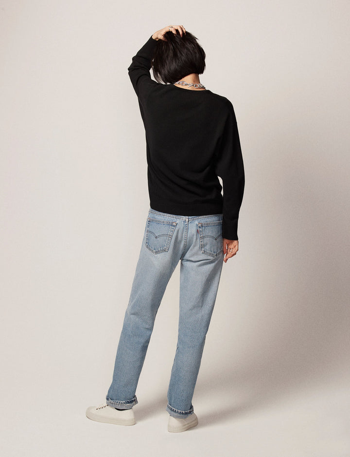 Cashmere V Neck Sweater - Resale
