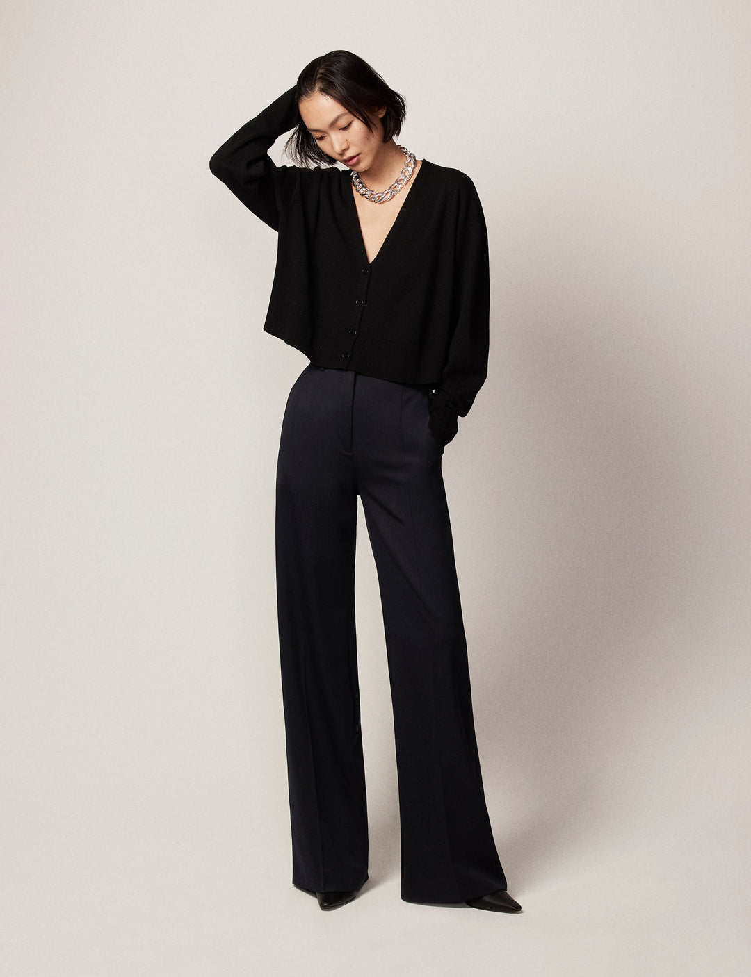 Cropped Cashmere Cardigan - Resale