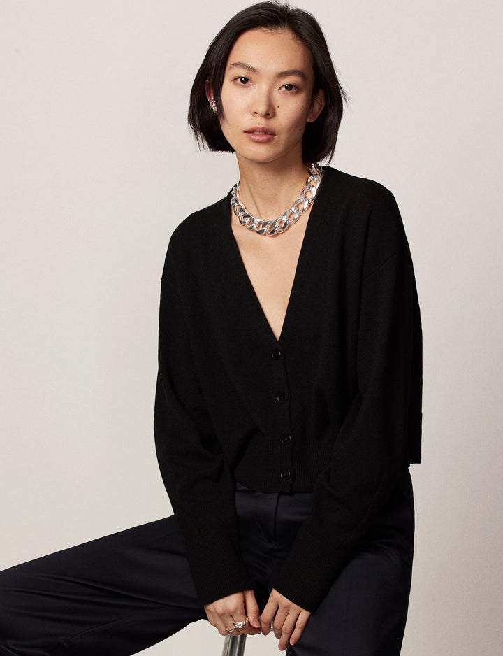 Cropped Cashmere Cardigan - Resale