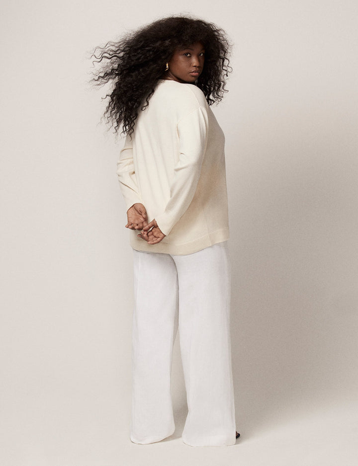 Cashmere V Neck Sweater - Resale