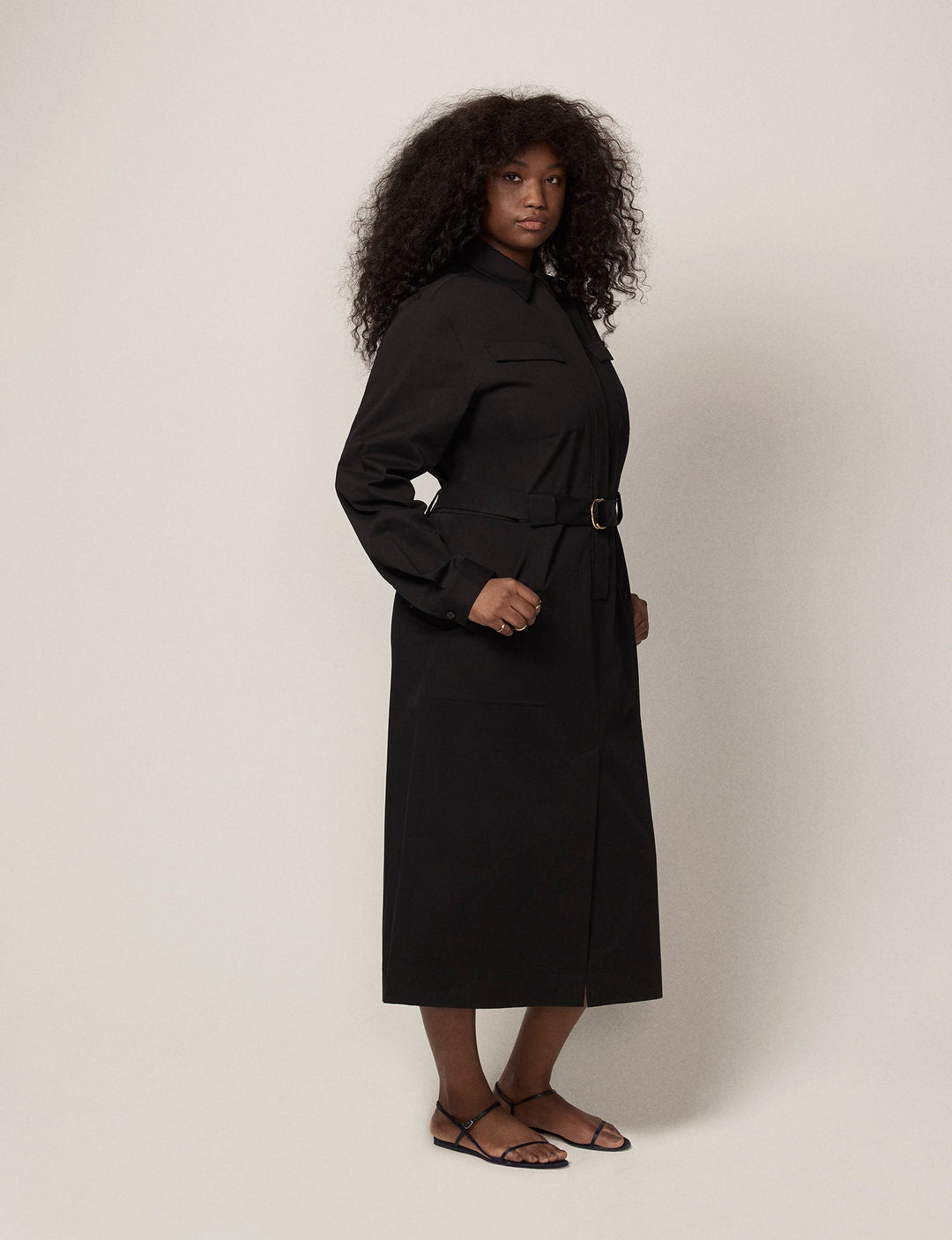 Belted Utility Dress