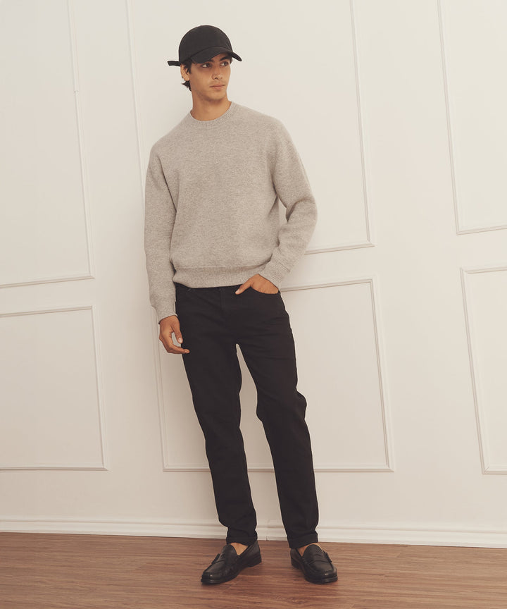 Luxe Cashmere Double Faced Crewneck