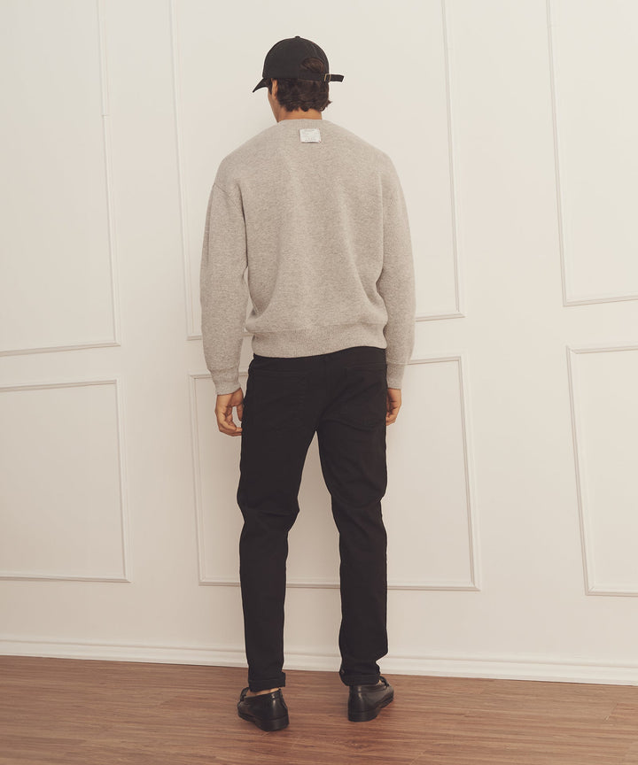 Luxe Cashmere Double Faced Crewneck