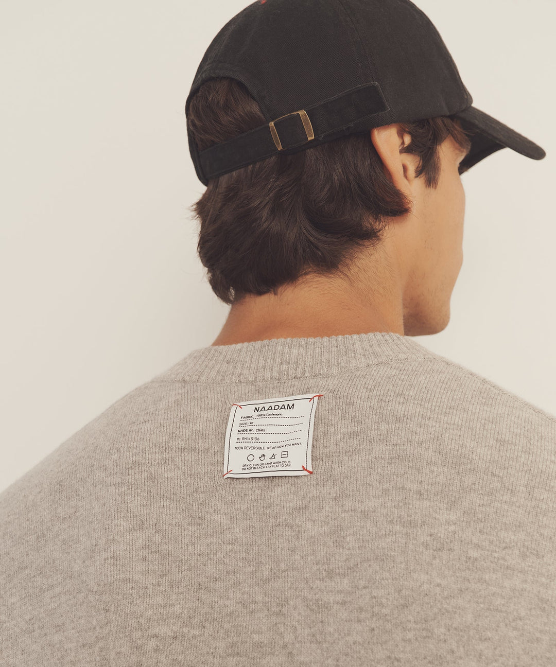 Luxe Cashmere Double Faced Crewneck