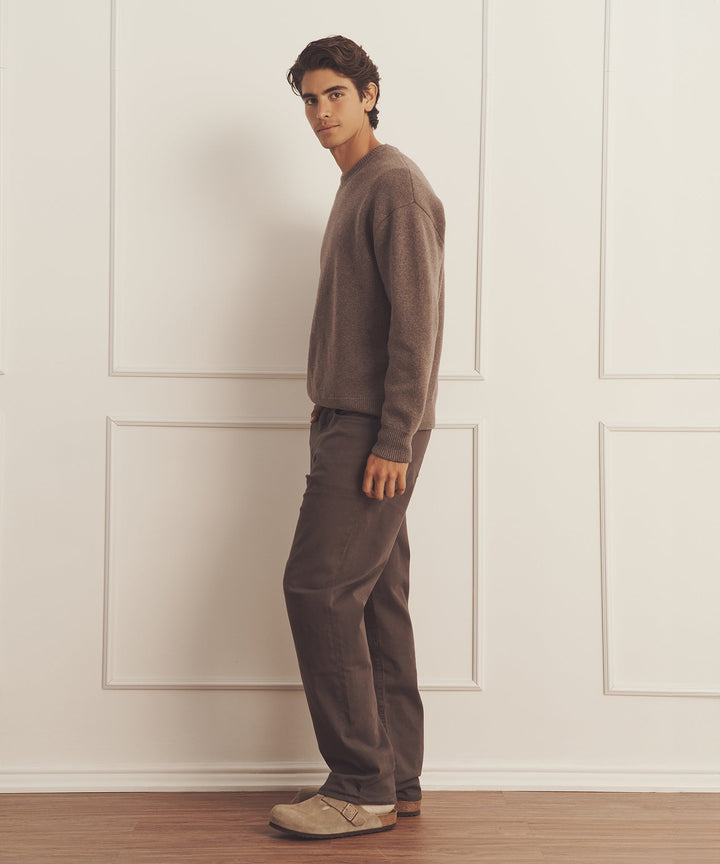 Luxe Cashmere Double Faced Crewneck