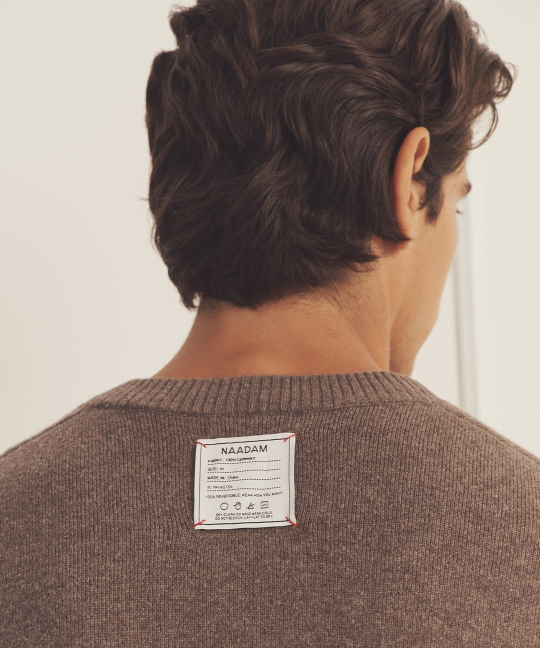 Luxe Cashmere Double Faced Crewneck