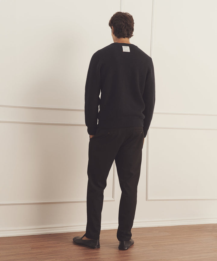 Luxe Cashmere Double Faced Crewneck