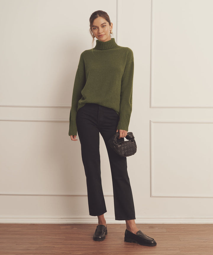 Luxe Cashmere Turtleneck Tunic
