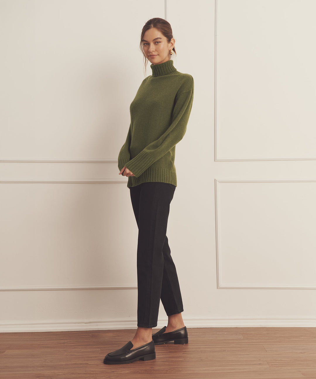 Luxe Cashmere Turtleneck Tunic