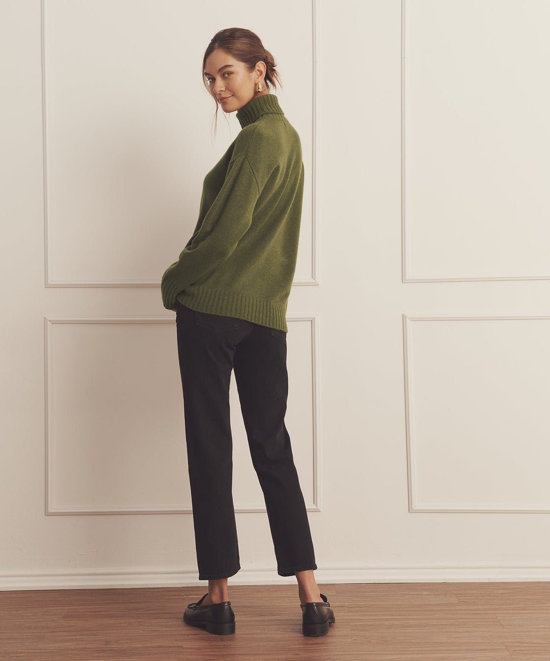 Luxe Cashmere Turtleneck Tunic