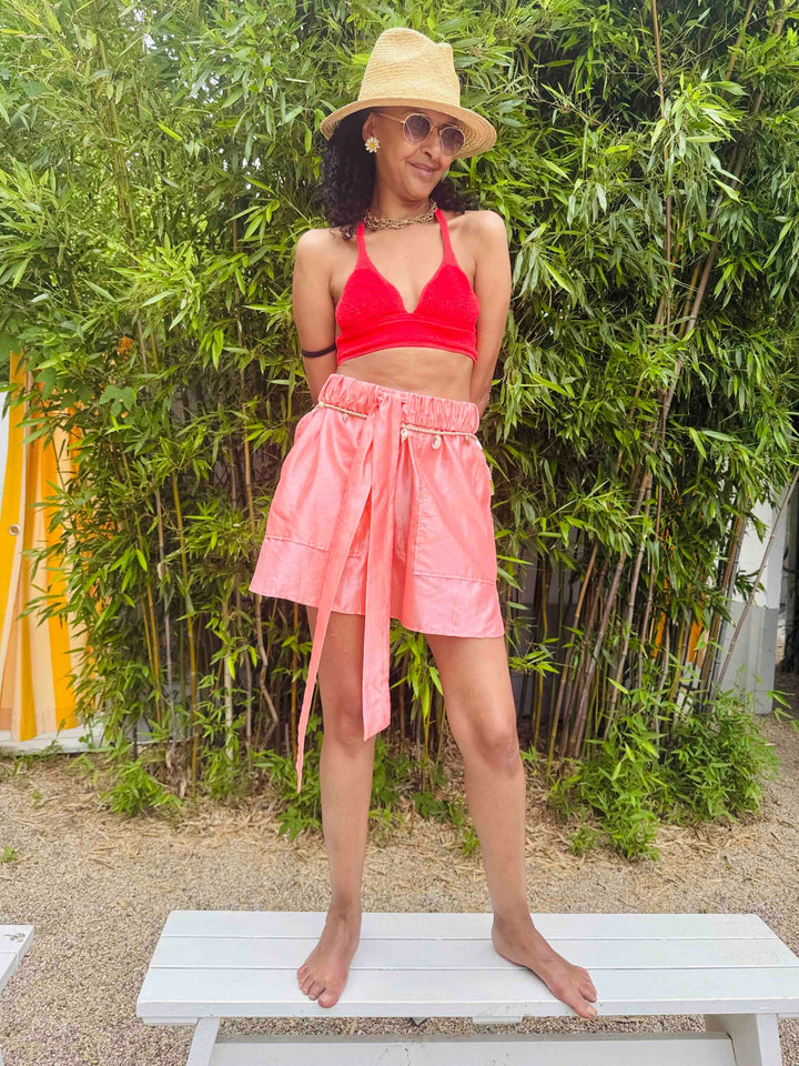 Langano silk shorts