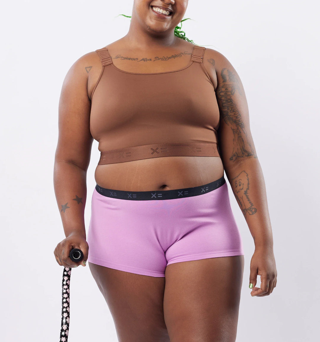 Adjustable Compression Top - Latte