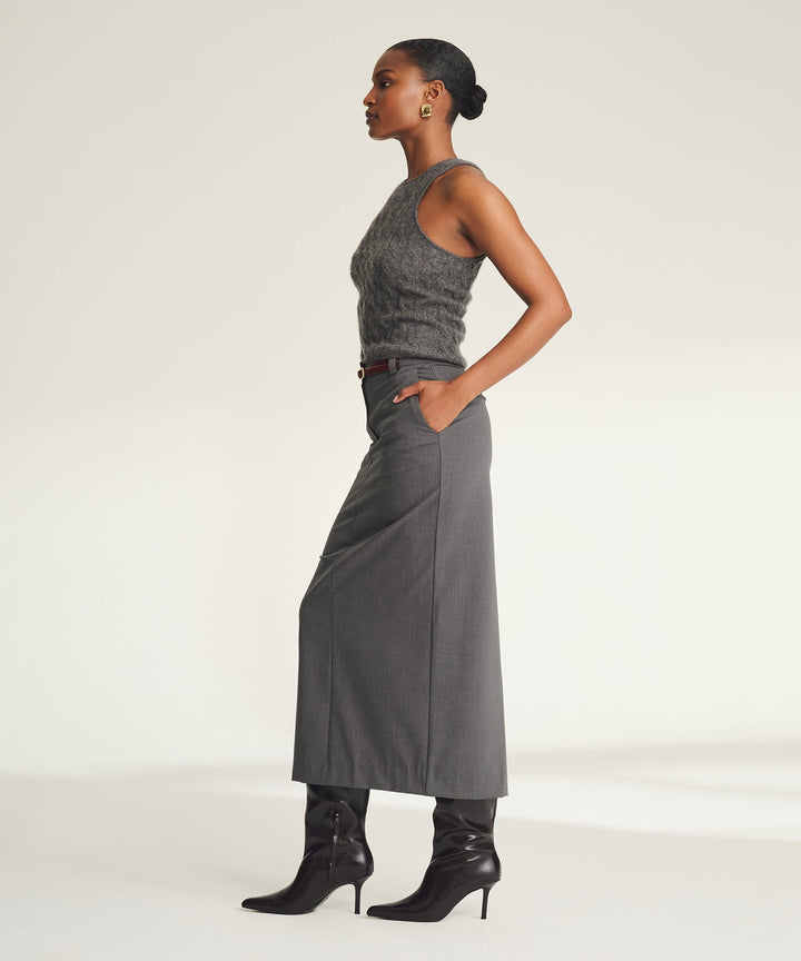 Lightweight Cashmere Cable Tank