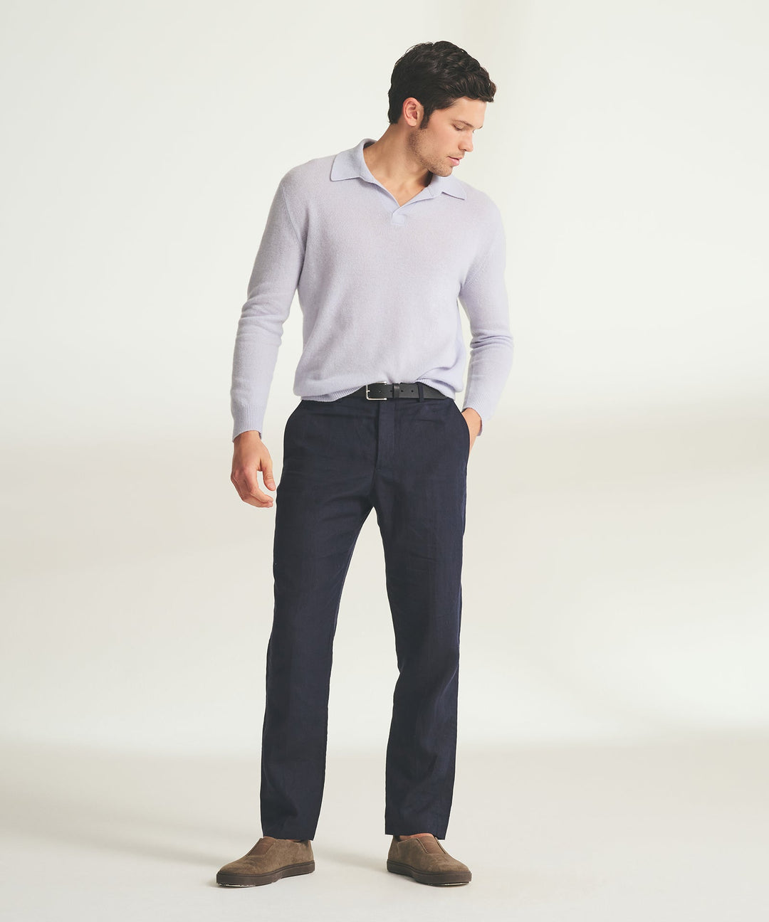 Lightweight Cashmere Relaxed Polo