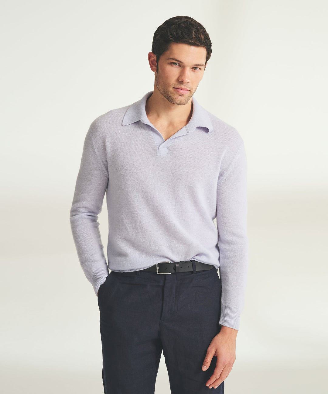 Lightweight Cashmere Relaxed Polo