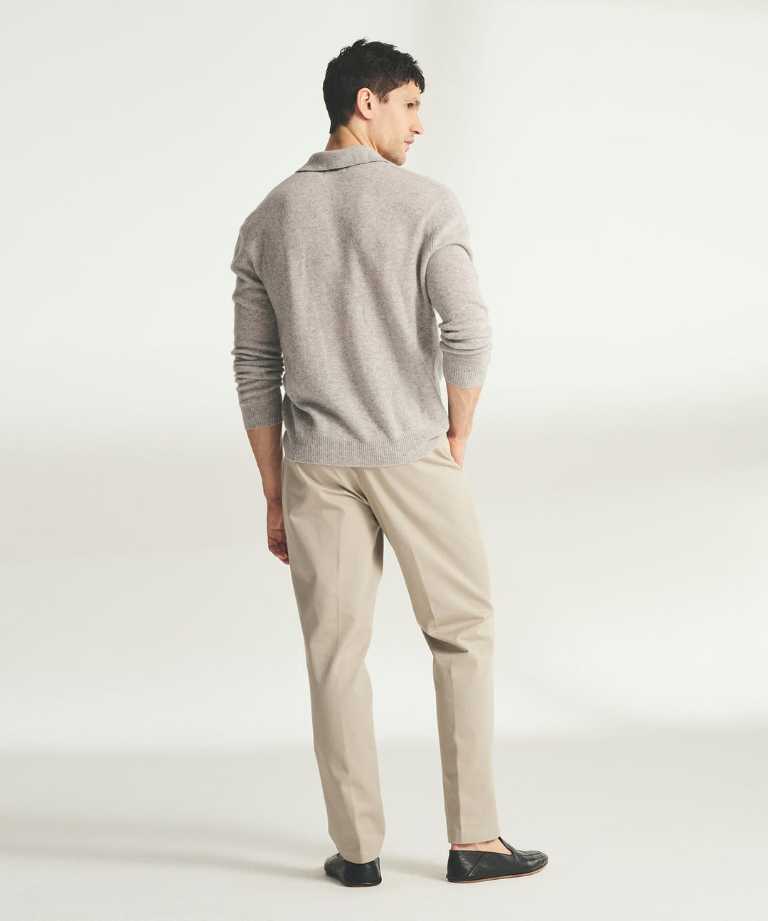 Lightweight Cashmere Relaxed Polo
