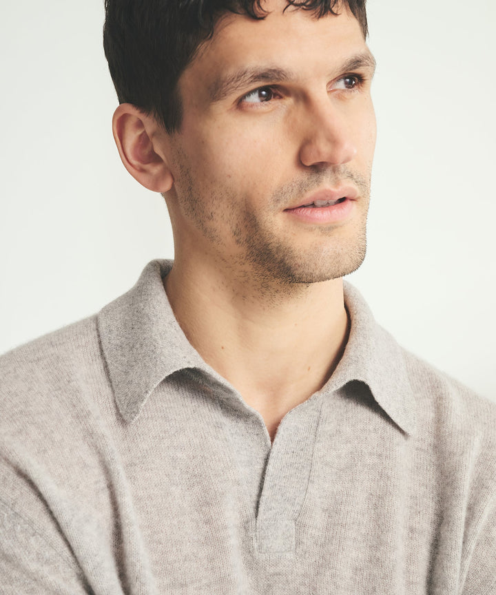 Lightweight Cashmere Relaxed Polo