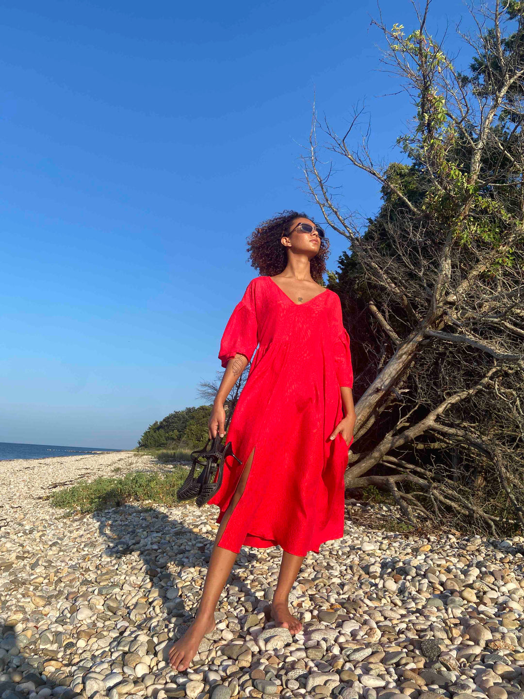 Mante, Bell sleeve dress
