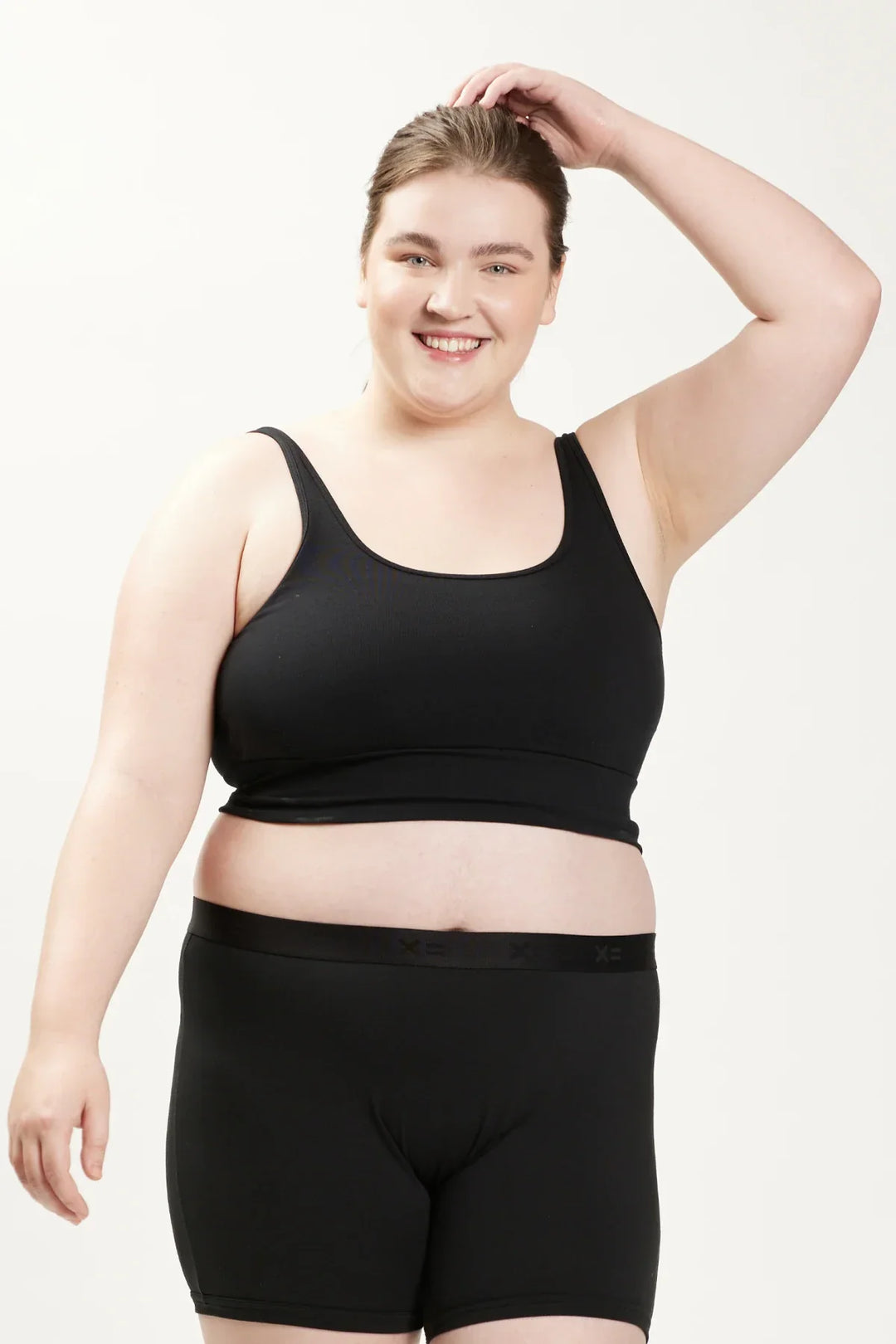 Longline Scoop Bra - White