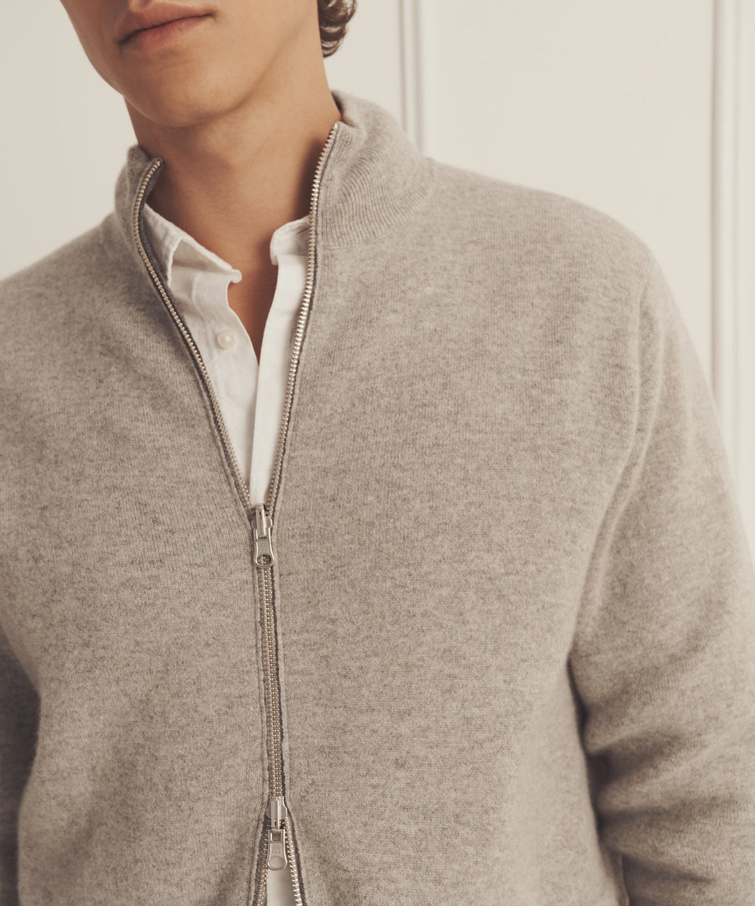 Super Luxe Cashmere Double Faced Full Zip