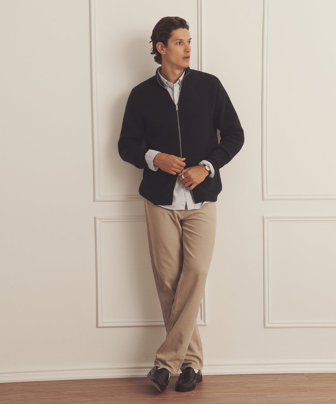 Super Luxe Cashmere Double Faced Full Zip