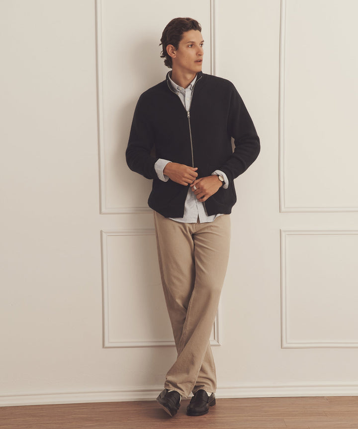 Super Luxe Cashmere Double Faced Full Zip