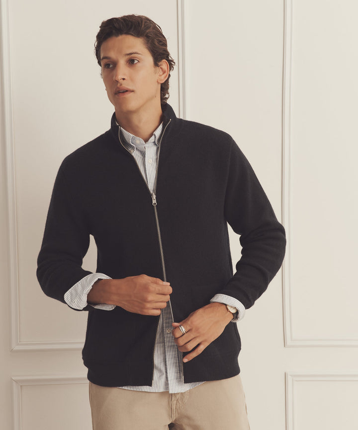 Super Luxe Cashmere Double Faced Full Zip