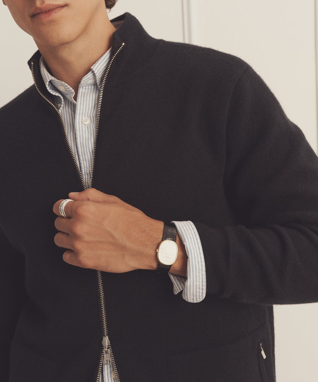 Super Luxe Cashmere Double Faced Full Zip