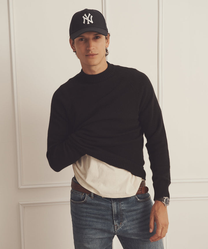 Luxe Cashmere Raglan Crewneck