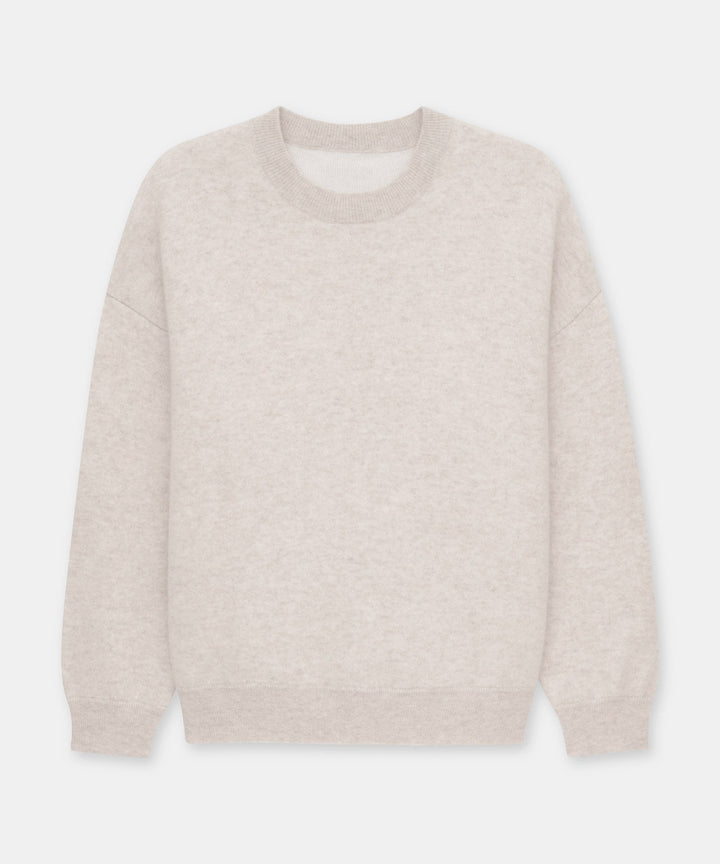 Super Luxe Cashmere Double Faced Crewneck
