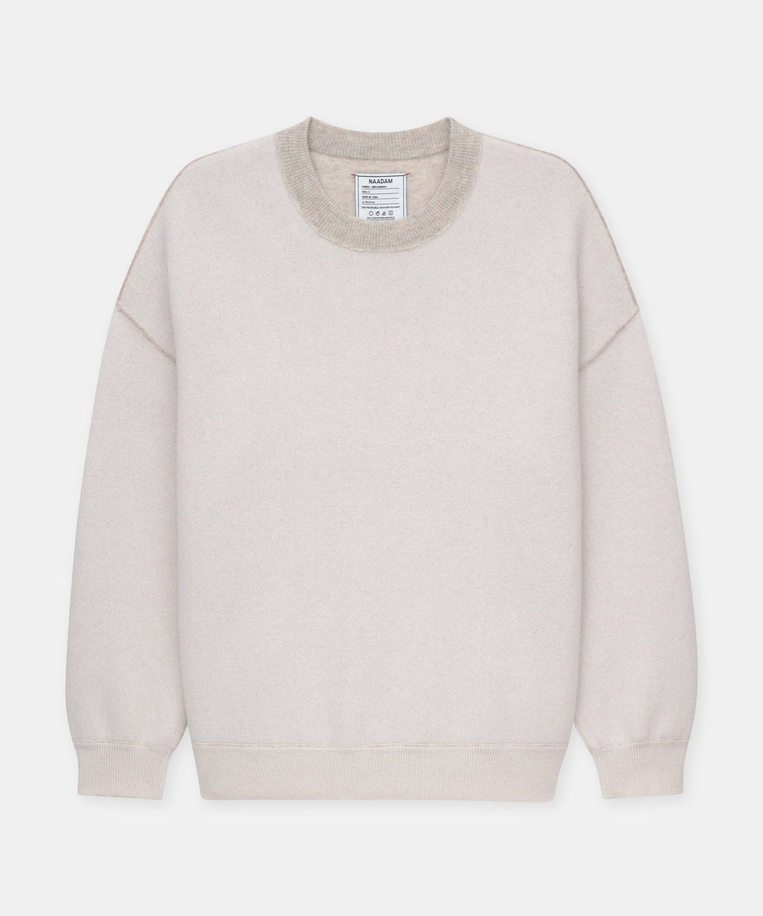 Super Luxe Cashmere Double Faced Crewneck