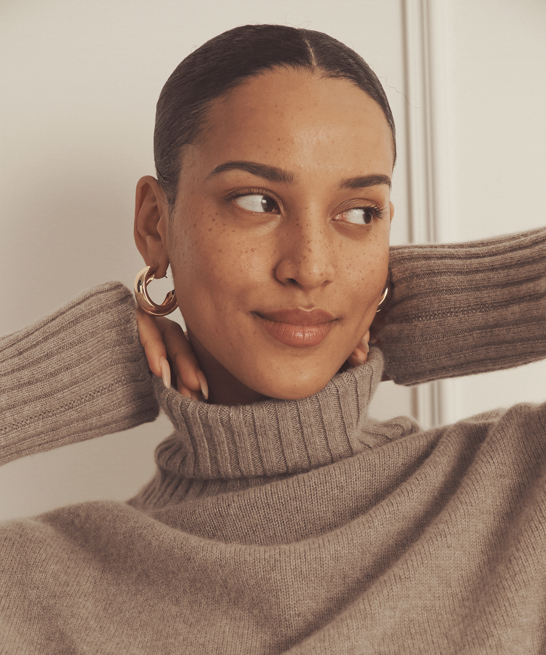 Luxe Cashmere Turtleneck Tunic