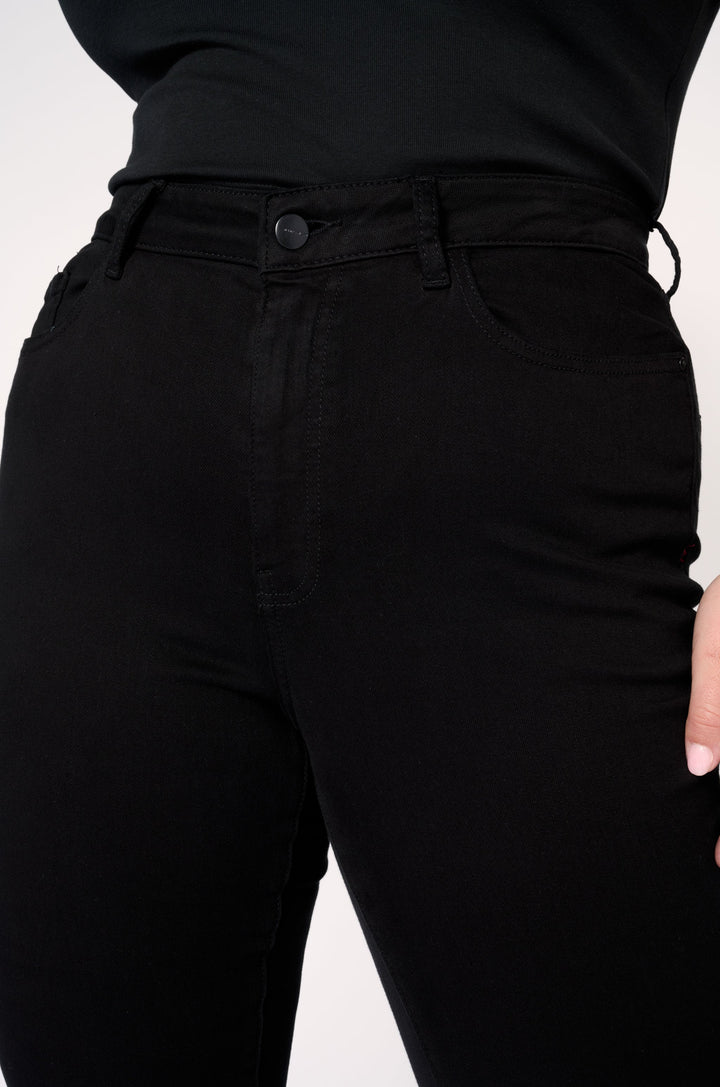 MXP PLUS - HIGH RISE JEANS | RAVEN