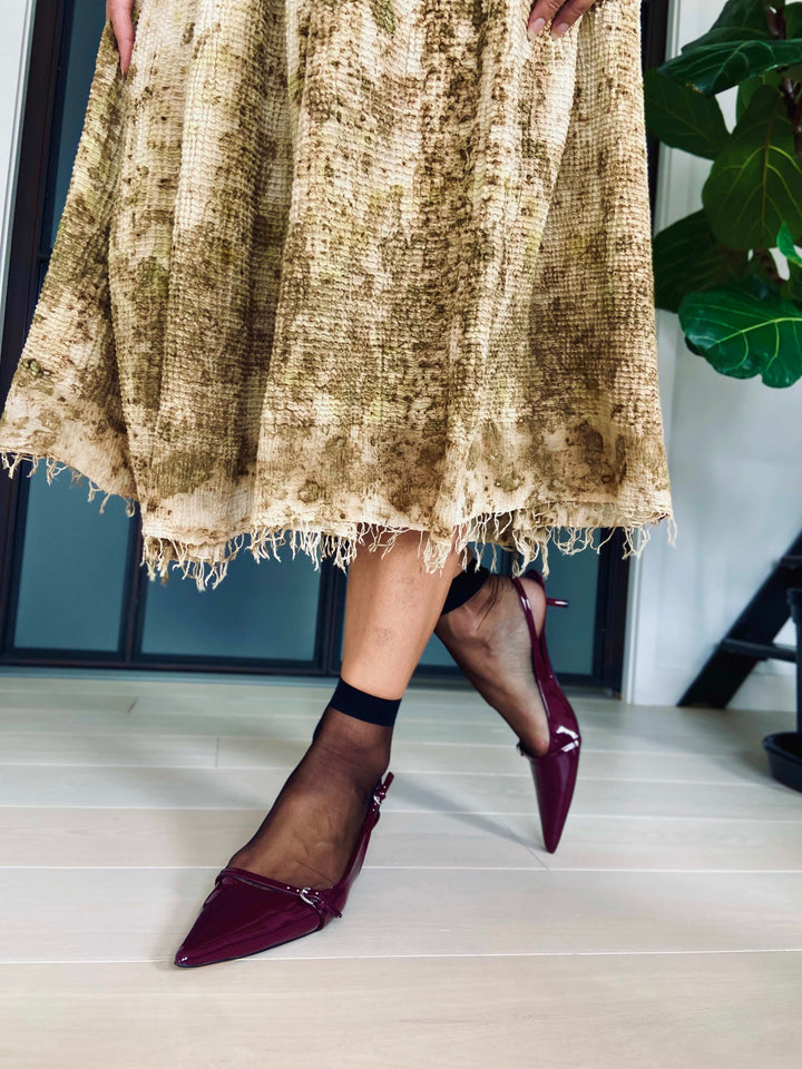 Maaza Botanical printed skirt