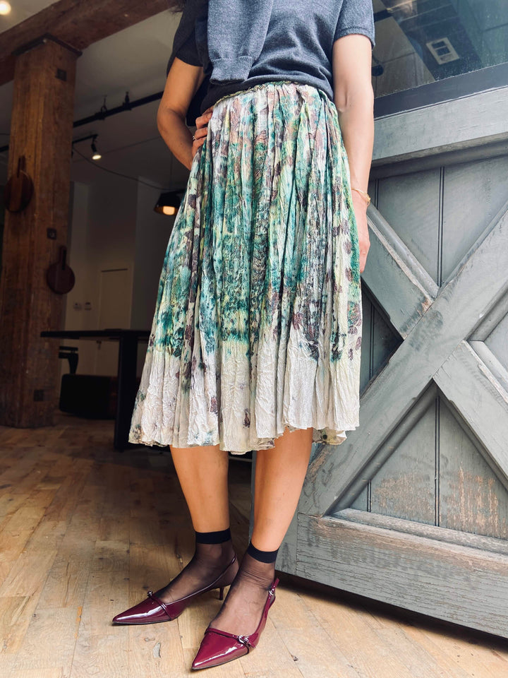 Mante Silk Skirt