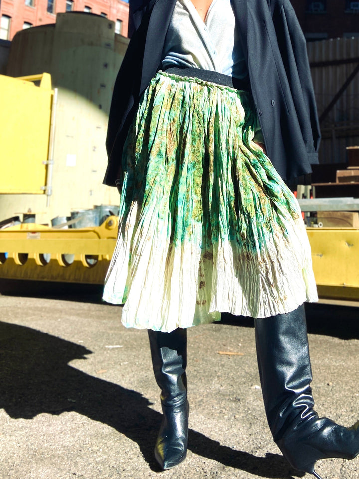 Mante Silk Skirt