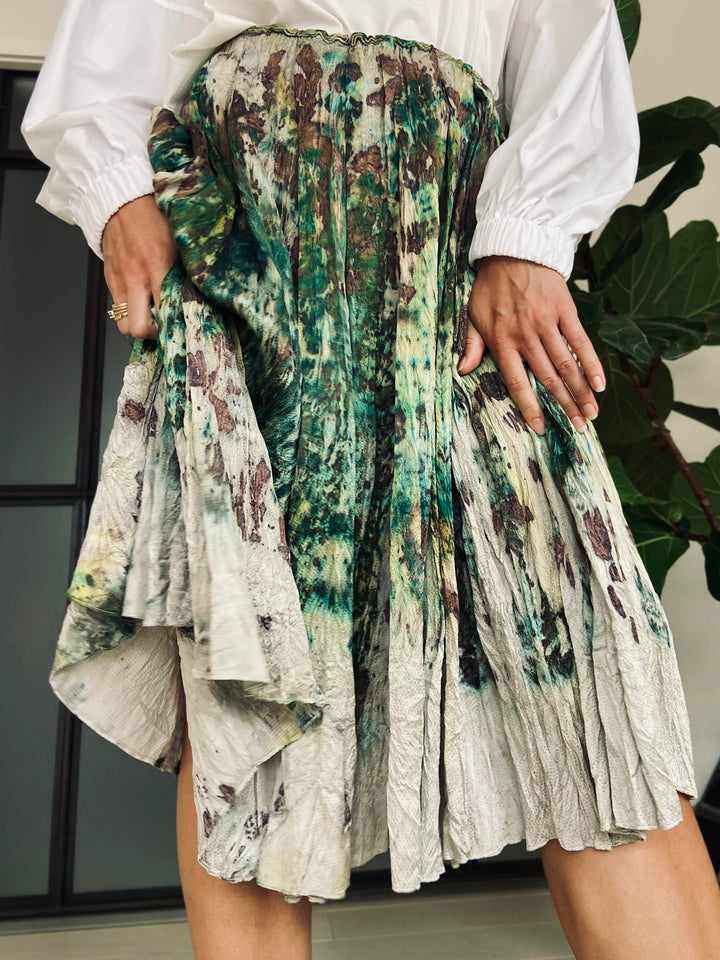 Mante Silk Skirt