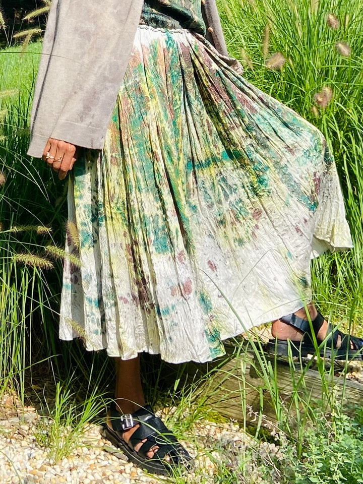 Mante Silk Skirt