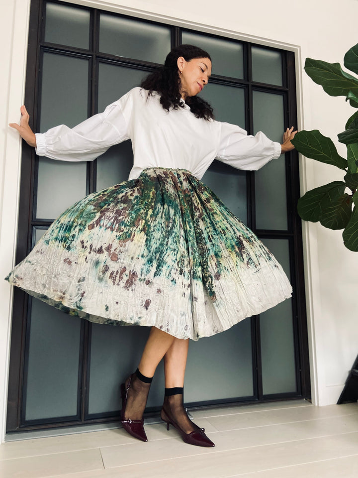 Mante Silk Skirt