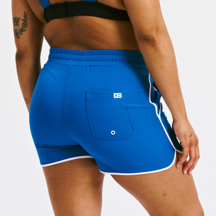 Swim 2.5" High Waisted Board Shortie - Marina Blue