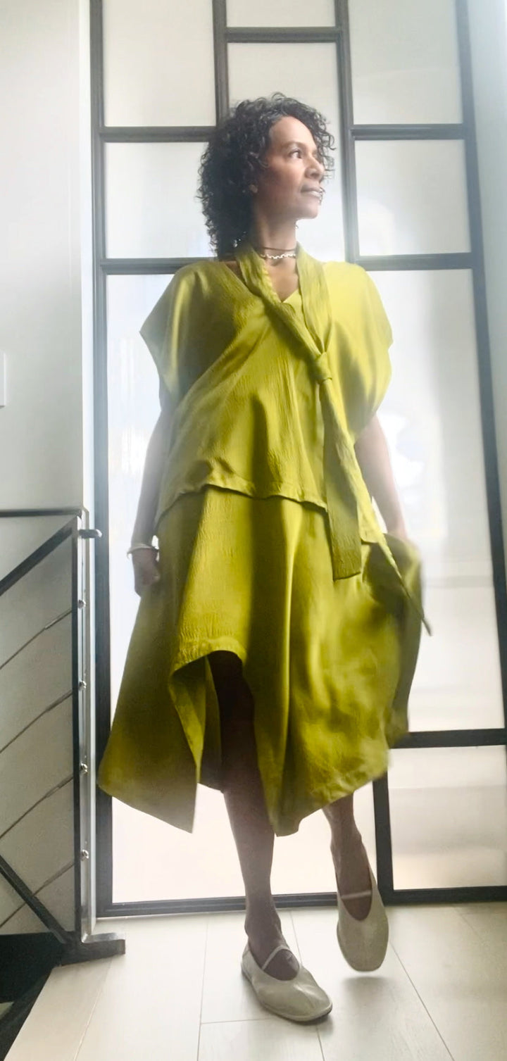 Mebrat Botanical Silk dress