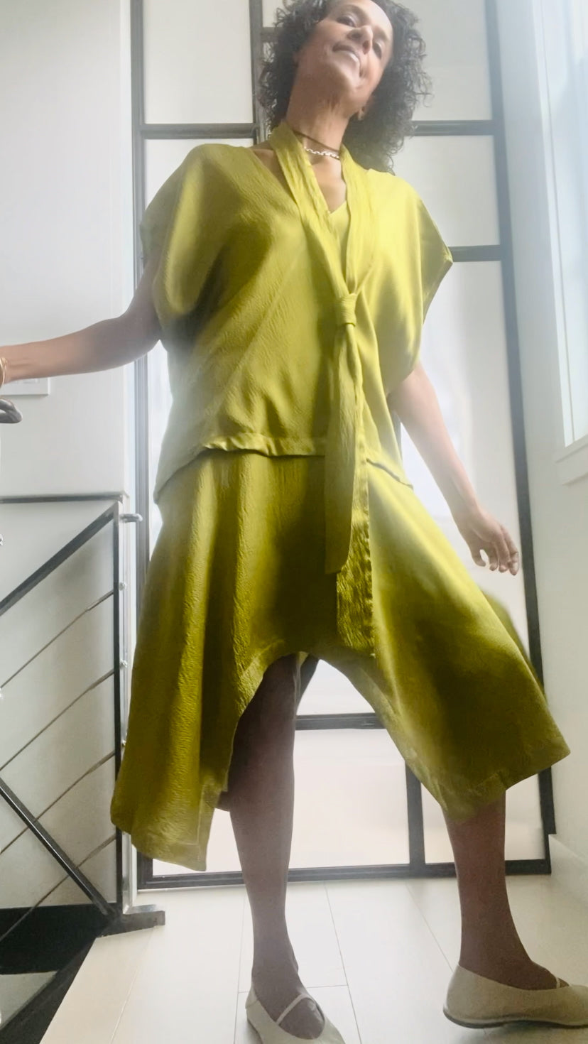 Mebrat Botanical Silk dress