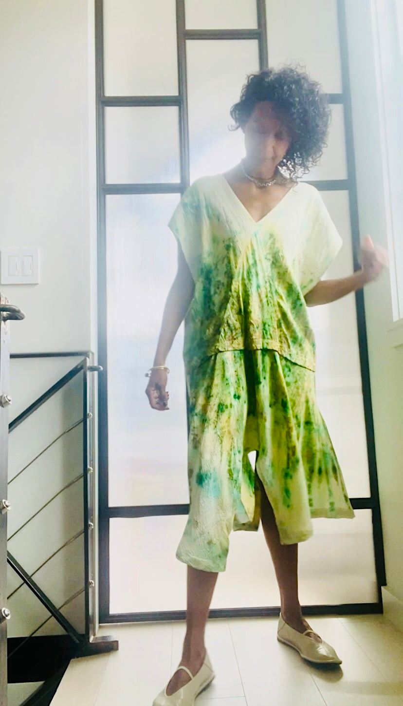 Mebrat Botanical Silk dress