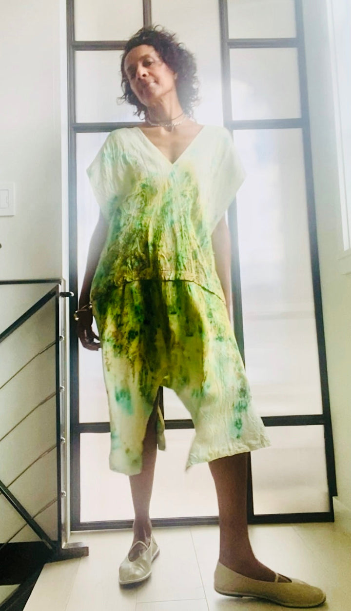 Mebrat Botanical Silk dress