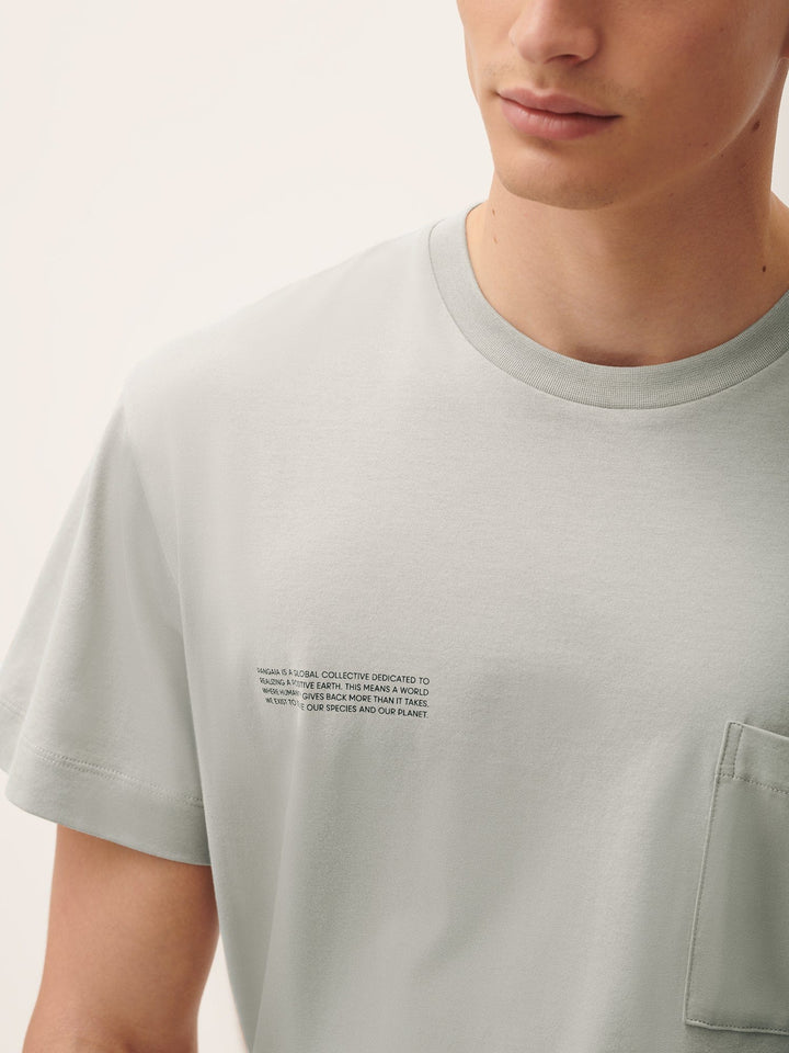 Mens 365 Lightweight Pocket T-Shirt—Stone