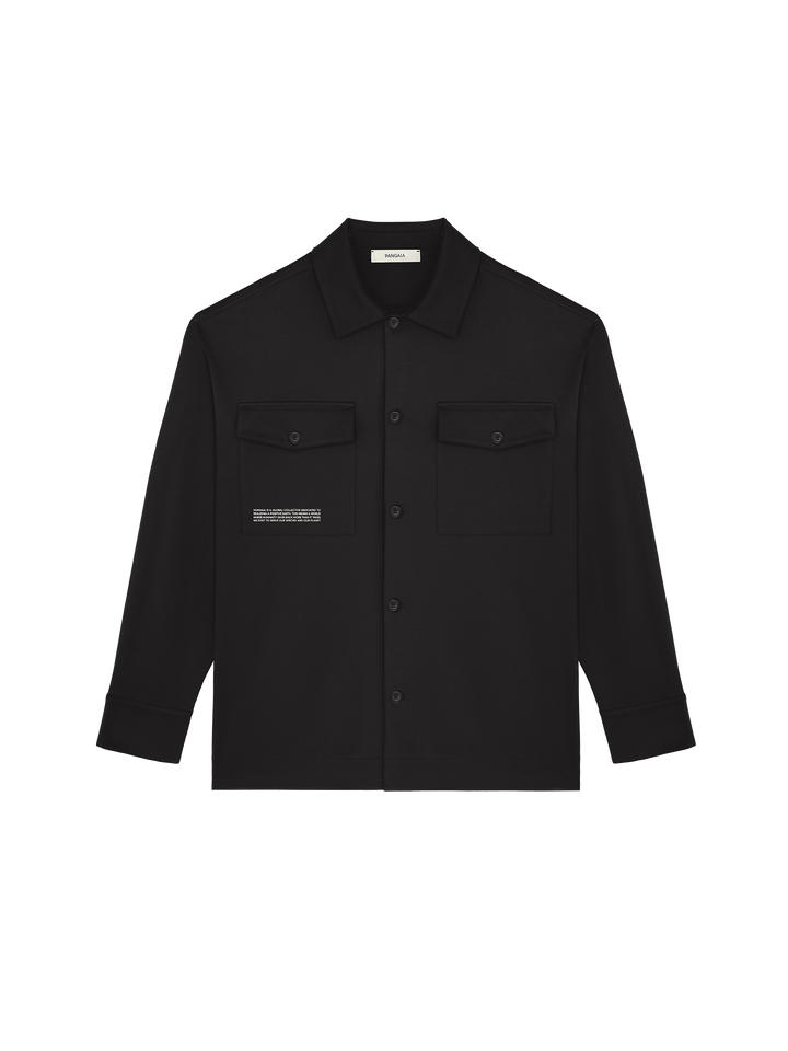 Mens Interlock Jacket—Black