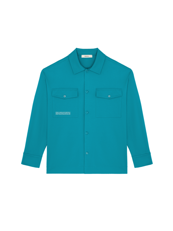 Mens Interlock Jacket—Malachite Green