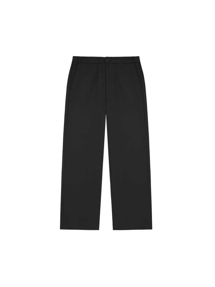 Mens Interlock Trouser—Black