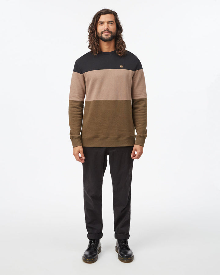 TreeFleece Blocked Classic Crew