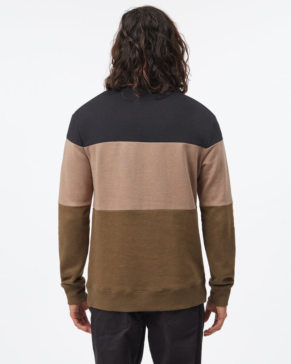 TreeFleece Blocked Classic Crew